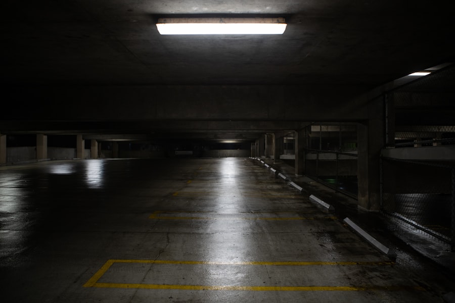 Photo empty garage