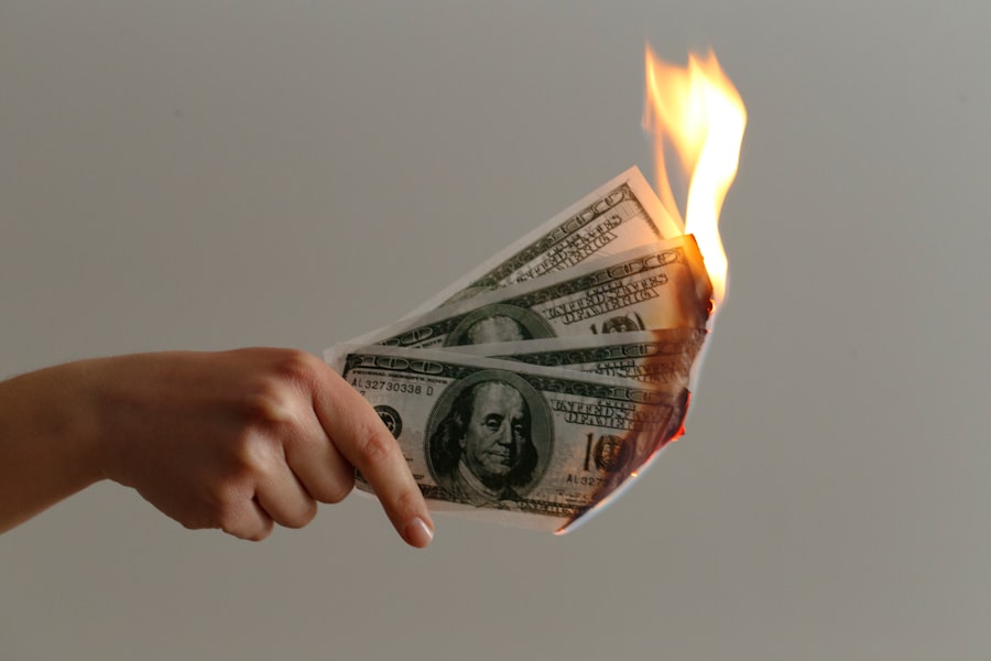 Photo financial disaster