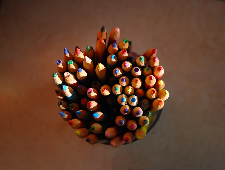 crayon drawing lie