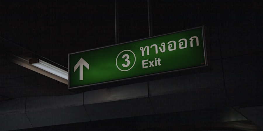 peaceful exit