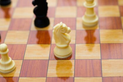 Photo financial chess strategy