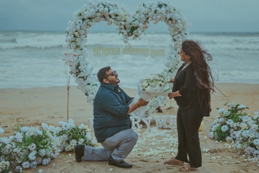 Photo marriage proposal twist