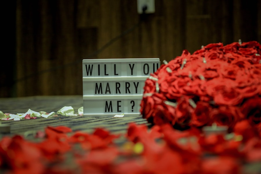 Photo marriage proposal twist
