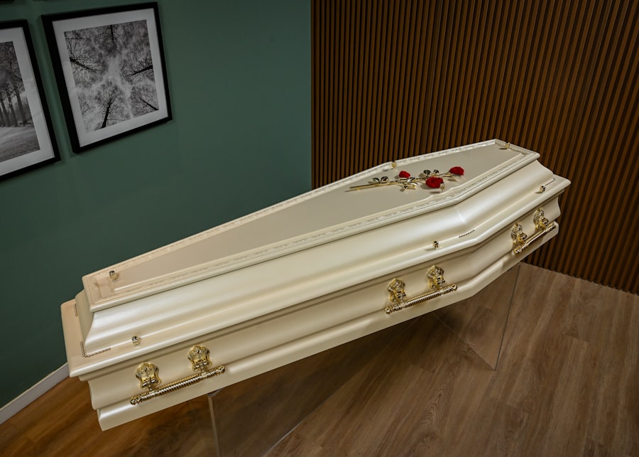 Photo funeral reveal