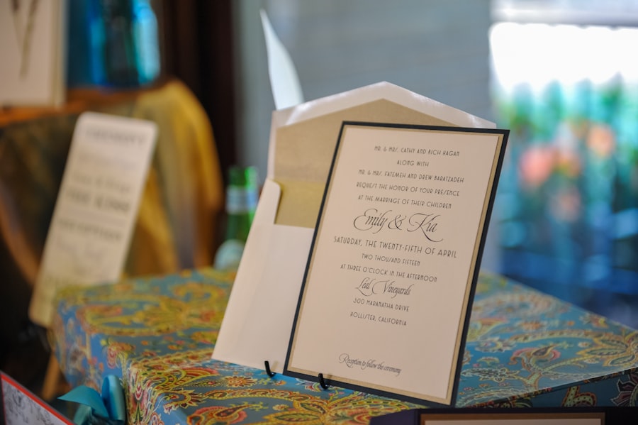 serving papers at a wedding