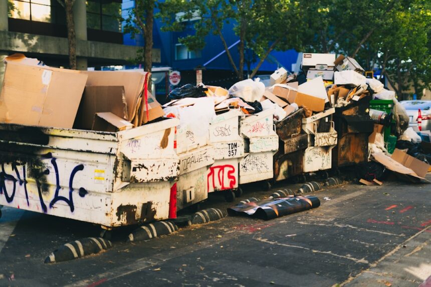 Photo dumpster meltdown