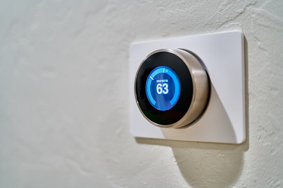 Photo smart home thermostat