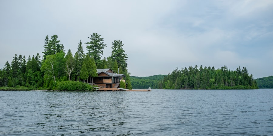Photo lake house deposit