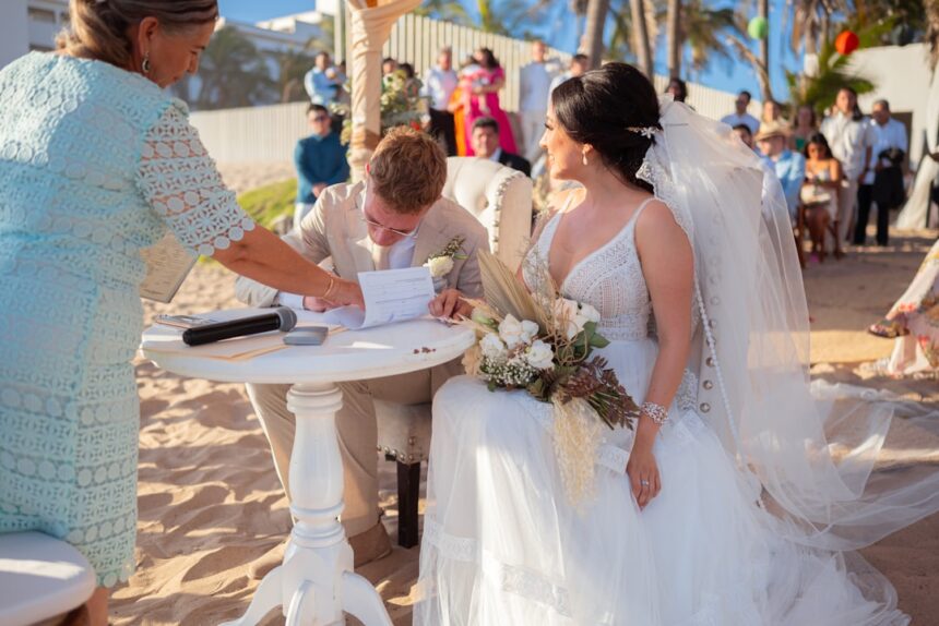 Photo wedding contracts