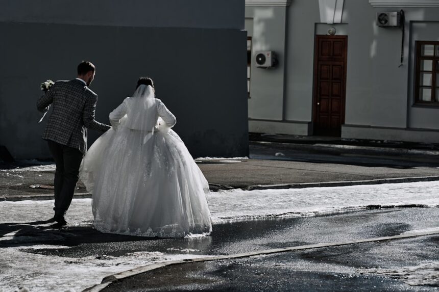 Photo luxury wedding drama