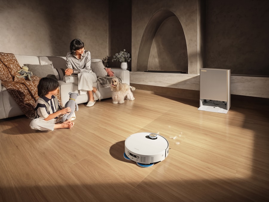 Photo robot vacuum