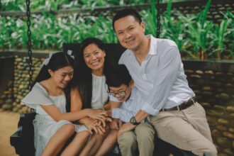 Photo family and financial jenga moments