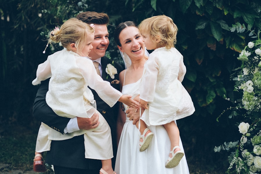 Photo billionaire dad wedding