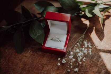 Photo engagement ring