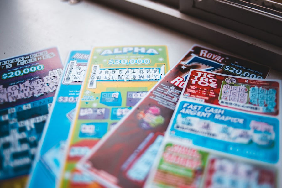 Photo lottery ticket